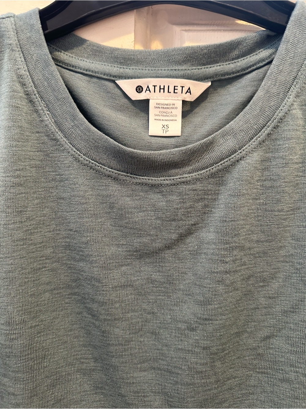 Athleta Sleeveless Crew Tank in Slate Green-Blue - Picture 4 of 5